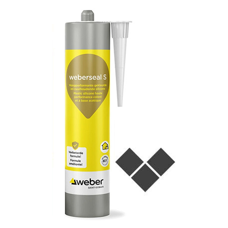 Silicone Weberseal S anthracite 300ml