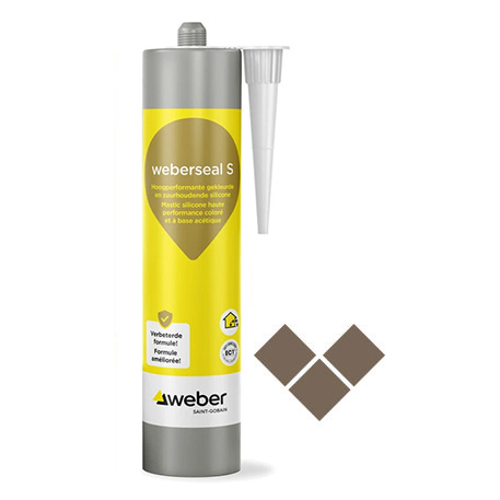 Silicone Weberseal S chestnutt 300ml