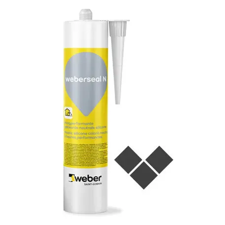 Silicone Weberseal N anthracite 300ml