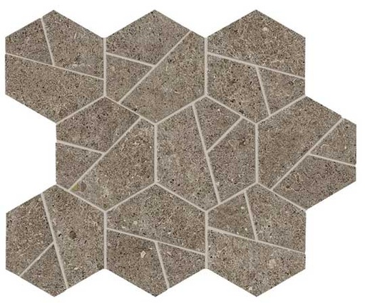 [102.089.0056] Rank taupe mosaico hex 25/28,5/0,9