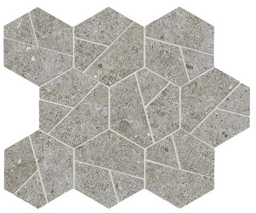 [102.089.0058] Rank grey mosaico hex 25/28,5/0,9