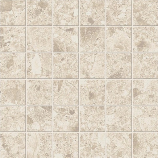[102.092.0022] Flat ivory mosaico 30/30/0,9 - 4,8x4,8 nat/rett.