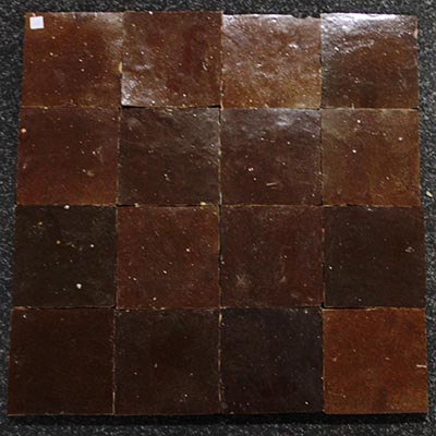 [250.005.0017] Zelliges ouijda brown 10/10/1,0
