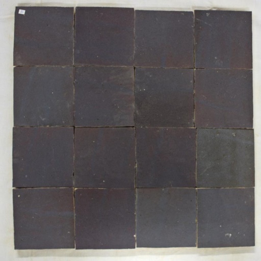 [250.005.0020] Zelliges safi flammed aubergine 10/10/1,0