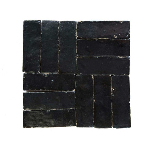 [250.005.0046] Zelliges rabat black gloss 5/15/1,0