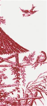 [330.001.0227] Decori jardin rouge D 129,1/290,5/0,4 papier+kit (3,73m²)