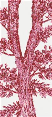 [330.001.0229] Decori jardin rouge F 129,1/290,5/0,4 papier+kit (3,73m²)