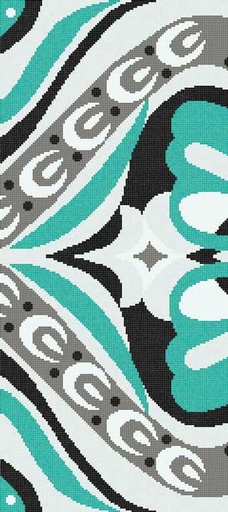 [330.001.0335] Decori Amelie green F 1/1/0,4 papier+kit