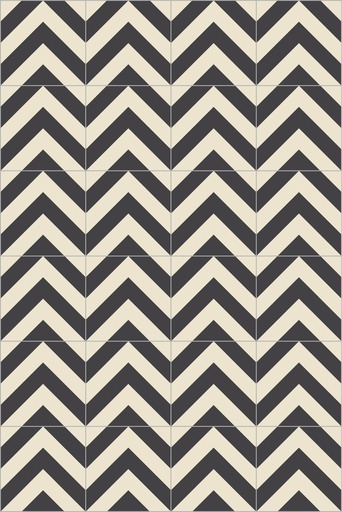 [330.032.0832] Decori square zag vaniglia 20/20/1,4