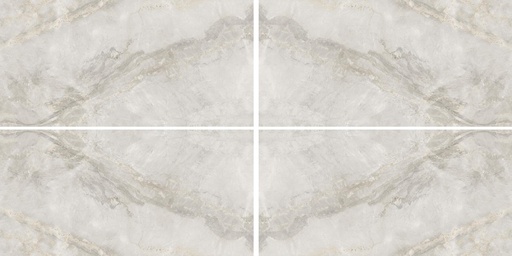 [501.006.0043] Flora light grey bookmatch 60/120/0,95 glanz/rett. (per set/4st)