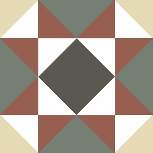 [810.007.0034] Pattern serie 1 victorian westminster green 2 14/14/1,6