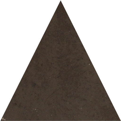 [890.001.0042] Cotto vecchio nero aged triangle 20/2,5