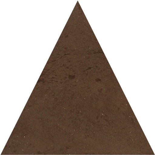 [890.001.0084] Cotto vecchio ciocco aged triangle 20/2,5