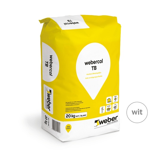 [900.001.0034] Kleefcement webercol TB wit 20 kg