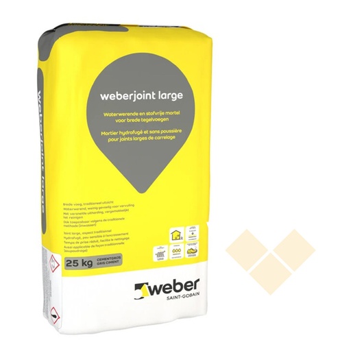 [900.002.0073] Voegcement large beige 25 kg