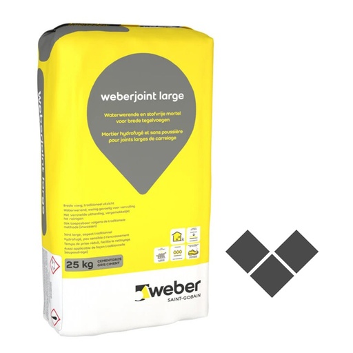 [900.002.0094] Voegcement large betongrijs 25 kg