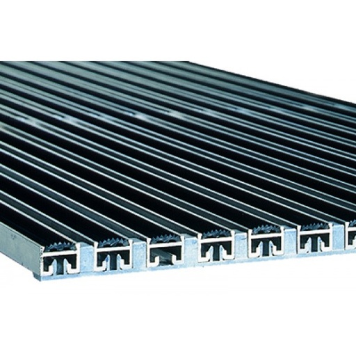 [926.007.0017] Cleanbox mat, rubberstroken, zwart 50/100/2,0