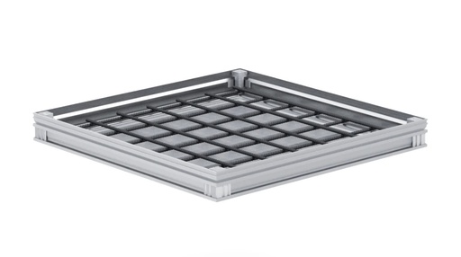 [926.008.0005] Deksel Alucover 60/60/7,25 (opening 50/50) B125