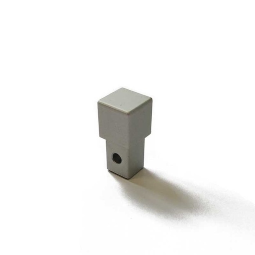 [931.001.0044] Hoekprofiel alu bruut mat vierkant stop 12,5 mm (88887)