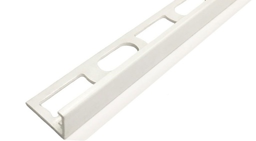 [931.001.0056] Hoekprofiel alu white gecoat 8 mm 2,7 lm (88456)