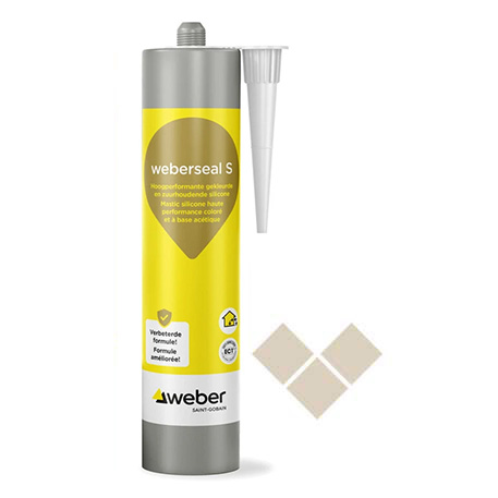 [950.001.0107] Silicone Weberseal S beige 300ml