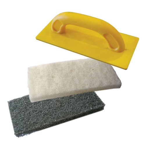[997.008.0002] Schuurspaan met fijne en grove epoxy spons 250x120