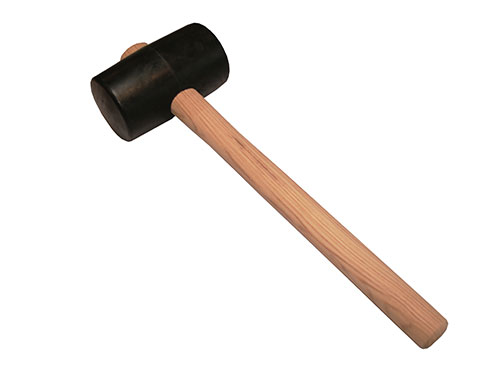 [997.009.0008] Hamer rubber zwart nr4 -1150gr (einde)