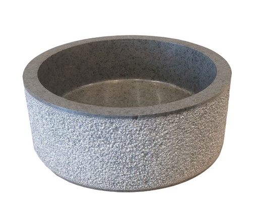 [LOT.1709] Toonzaalmodel Waskom rotondo andesit grey 40x40x15