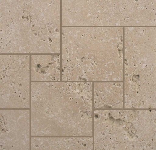 [NAT.144.0007] Travertin classic beige antico romeins verband/3,0